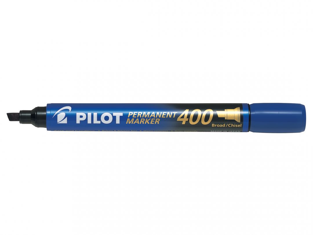 MARKER PERMANENT ALBASTRU VARF TESIT 4MM P400 PILOT MARKER PERMANENT ALBASTRU VARF TESIT 4MM P400 PILOT